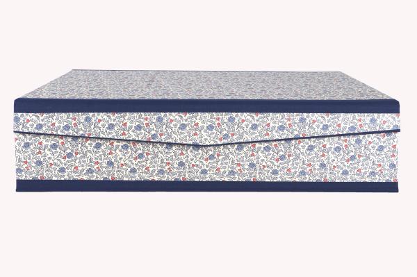 Ordnungsbox blau "Sissi", stabile Schachtel